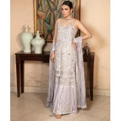 Pale Purple Jazmine Gharara