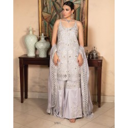 Pale Purple Jazmine Gharara