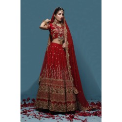 Penn Red Jazmine Lehenga Choli Penn Red Jazmine Lehenga Choli