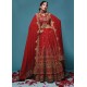 Penn Red Jazmine Lehenga Choli Penn Red Jazmine Lehenga Choli
