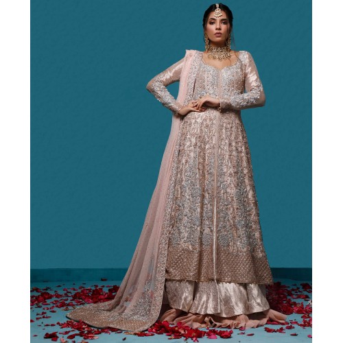 Misty Rose Jazmine Lehenga