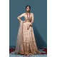 Peach Jazmine Lehenga Choli