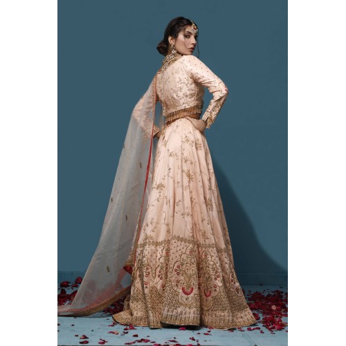 Peach Jazmine Lehenga Choli