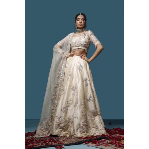 Almond Jazmine Lehenga Choli
