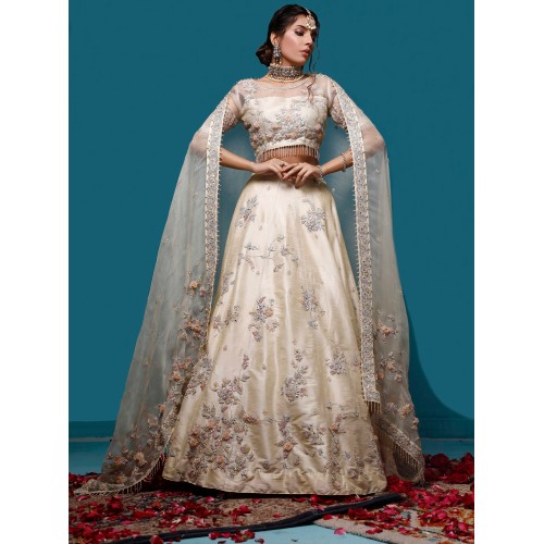 Almond Jazmine Lehenga Choli