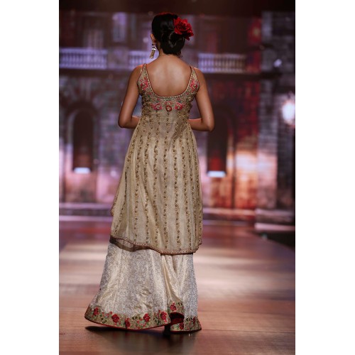 Light Gold Jazmine High-Low Hem Shirt