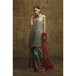 Aero Blue Jazmine Party Wear
