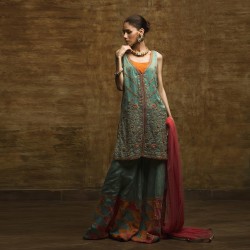 Aero Blue Jazmine Party Wear