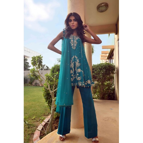 New Teal Jazmine Peplum New Teal Jazmine Peplum