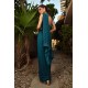 Dragon Teal Jazmine Saree