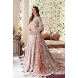 Iris Peach Stokesia Lehenga Choli Iris Peach Stokesia Lehenga Choli