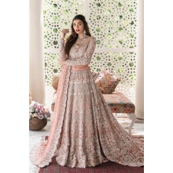 Iris Peach Stokesia Lehenga Choli