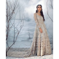 Timberwolf Stokesia Overlay Gown