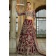 Blood Red Stokesia Lehenga Choli Blood Red Stokesia Lehenga Choli