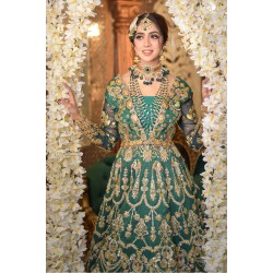Persian Green Stokesia Gown Persian Green Stokesia Gown