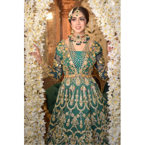 Persian Green Stokesia Gown