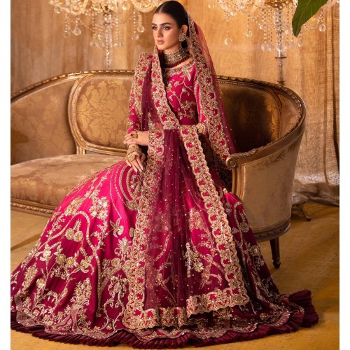 Cerise Stokesia Lehenga Choli