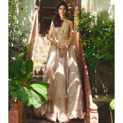 Pale Dogwood Stokesia Lehenga Choli
