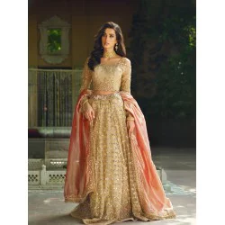 Desert Maize Stokesia Lehenga Choli