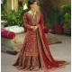 Barn Red Stokesia Farshi Lehenga
