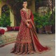 Barn Red Stokesia Farshi Lehenga