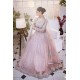 Mimi Pink Stokesia Anarkali and Lehenga