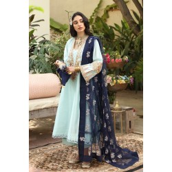 Pale Blue Stokesia Party Wear Pale Blue Stokesia Party Wear