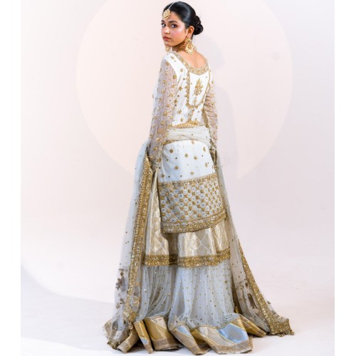 White Stokesia Farshi Gharara