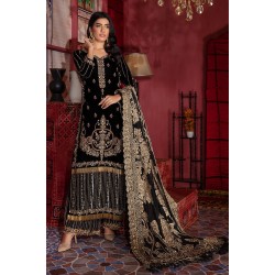 Black Stokesia Trousers Suit