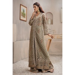 Gold Fusion Stokesia Jacket and Sharara Gold Fusion Stokesia Jacket and Sharara