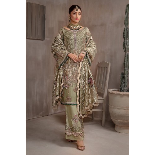 Sage Stokesia Trousers Suit