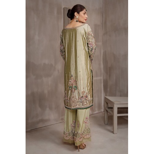 Sage Stokesia Trousers Suit