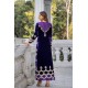 Dark Blue Stokesia Party Wear Dark Blue Stokesia Party Wear