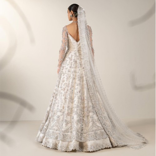 White Peony Pishwas and Lehenga White Peony Pishwas and Lehenga