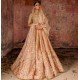 Vivid Tangerine Peony Lehenga Choli