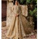 Tan Peony Long Shirt and Lehenga