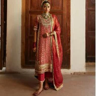 Red-Brown Zephyr Formal Dress
