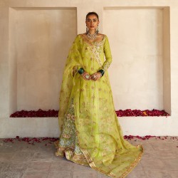 Pear Zephyr Pishwas and Lehenga