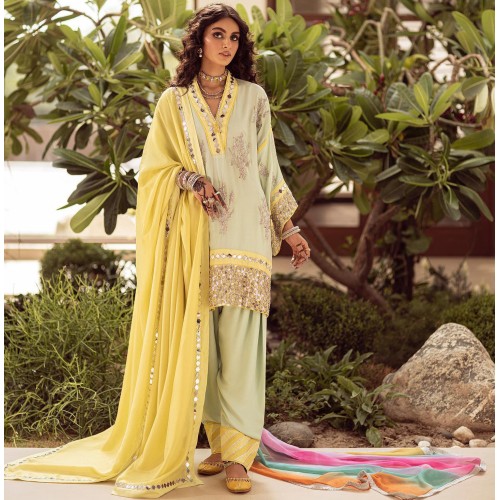 Pale Spring Bud Zenobia Shalwar Kameez