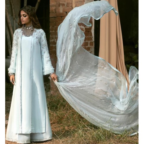 Beau Blue Zenobia Trousers Suit