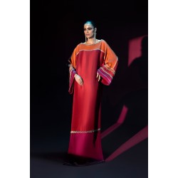 Red Orange Rose Zenobia Maxi