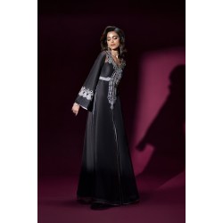 Black Zenobia Gown and Plazzo