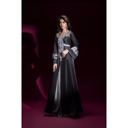 Black Zenobia Gown and Plazzo