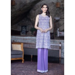 Tropical Indigo Syringa Party Wear