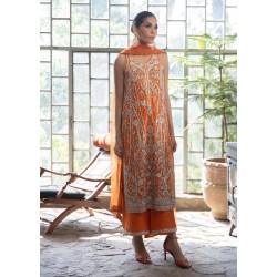 Spanish Orange Syringa Party Wear Spanish Orange Syringa Party Wear