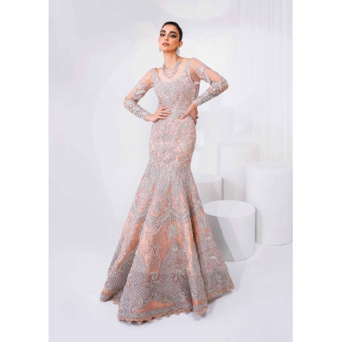 Blush Scilla Fishtail Gown