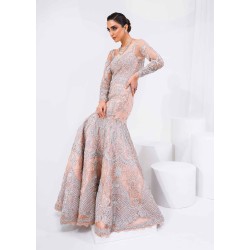 Blush Scilla Fishtail Gown