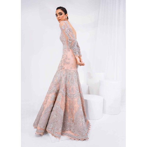 Blush Scilla Fishtail Gown