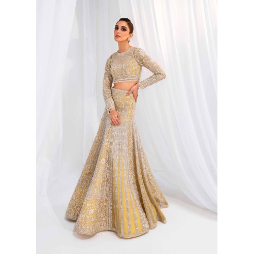 Dusty Gold Scilla Lehenga Choli Dusty Gold Scilla Lehenga Choli