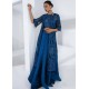 Polynesian Blue Scilla Jacket and Lehenga Choli